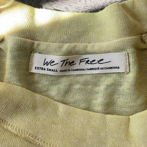 NWT! FP Free People Kyoto Oversized Tee Sz XS - Picture 7 of 7